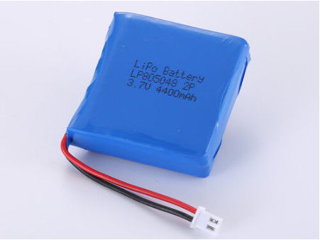 Bateria de polímero de lítio LP805048 4400MAH de tensão aberta de 3,7 V de longa duração para temperaturas extremas -20C -60C