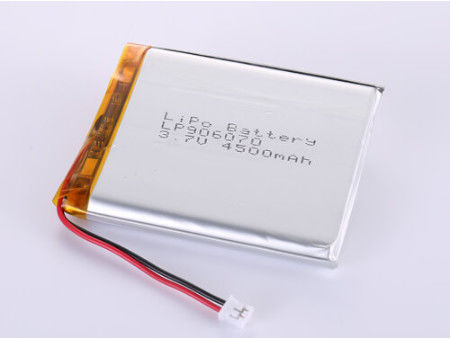 Bateria de polímero de lítio personalizável LP906070 3.7V 4500mah para necessidades industriais