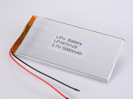 3.7V 5000mAh Bateria de iões de lítio com 2-3 horas de tempo de carregamento OEM e ODM suportado