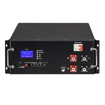 Solução de armazenamento de energia 48V/51.2V 100Ah Tipo de rack Bateria de fosfato de ferro de lítio para energia fotovoltaica doméstica