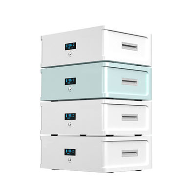 bateria de fosfato de ferro de lítio 100Ah 48V de armazenamento doméstico de alta potência sistema solar empilhado armazenamento óptico tudo em uma máquina
