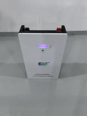 Bateria LiFePO4 51.2V 100Ah 5.12kWh para sistemas solares domésticos e fora da rede