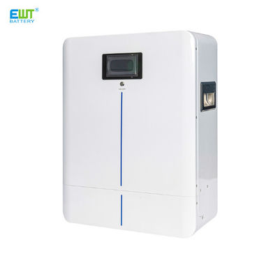 51.2V 100AH Bateria de armazenamento de energia montada na parede, Bateria de armazenamento de energia solar doméstica de lítio ferro fosfato