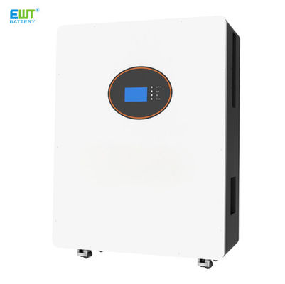 Bateria de Lítio para Armazenamento de Energia Montada na Parede, 51.2V 200AH, LiFePO4, com Caixa ABS, para Geração de Energia Solar Fotovoltaica