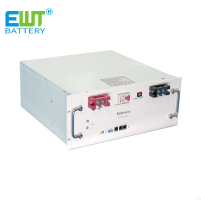 Rackmount Solar PV Home Energy Storage Battery 48V Lithium Iron Phosphate Battery Pack com alcance operacional de -20C a 60C