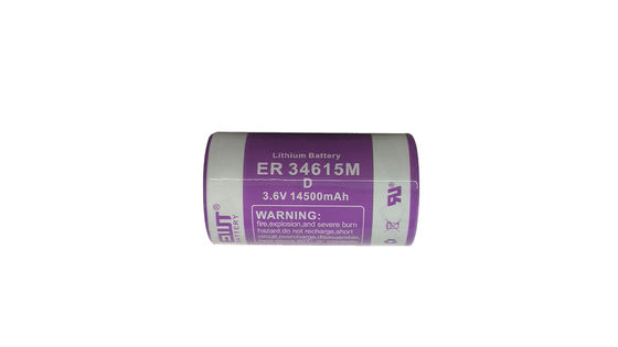 Bateria de lítio ER34615M de 3,6V e alta capacidade 14500mAh | Ideal para medidores inteligentes, dispositivos IoT e sistemas de backup
