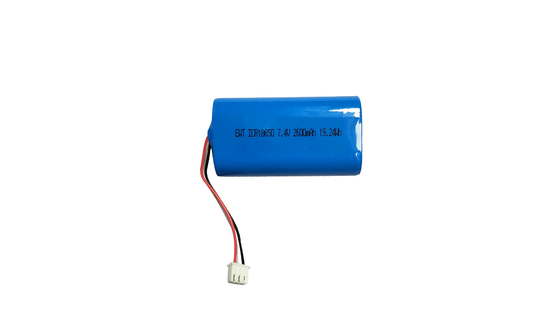 ICR18650 7,4V 2600MAH Indicador LED Bateria de armazenamento de energia Tipo CE Certificado