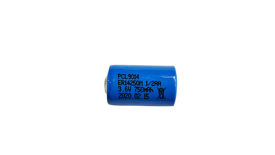 ER14250M 3.6V 750mAh Bateria de Cloreto de Tionil de Lítio para Ambientes Extremos