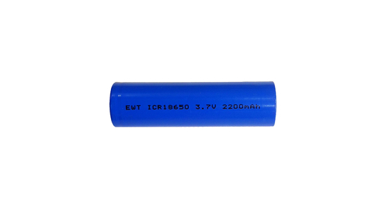 ICR18650 Pacote de baterias de lítio de 3,7 V 2200 mAh para uso industrial